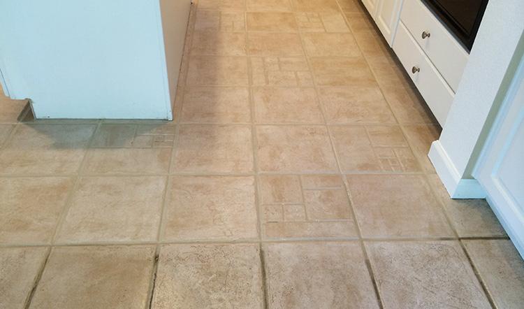 dirty grout